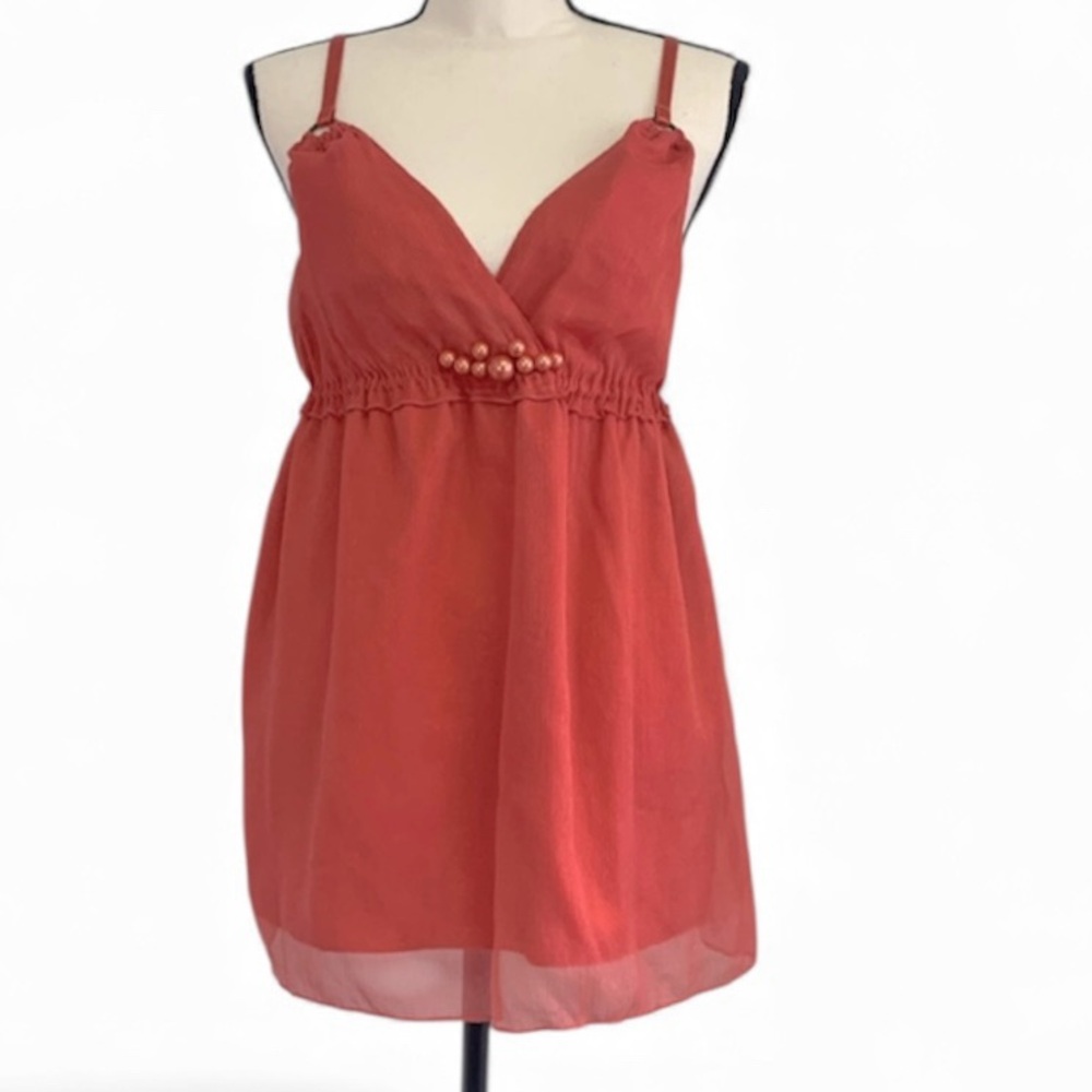Gorgeous coral blouse by FLOUNCE